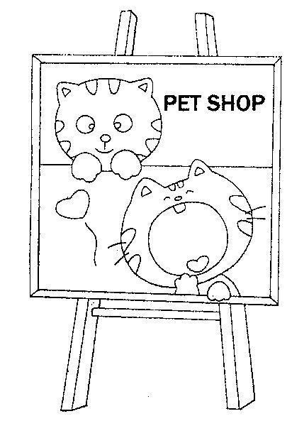 Mẫu nhãn hiệu PET SHOP