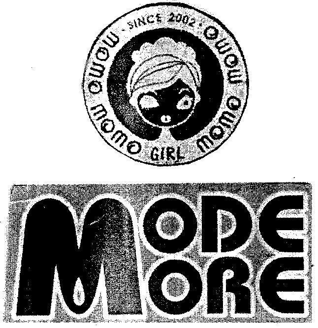 Mẫu nhãn hiệu MOMO GIRL MODE MORE