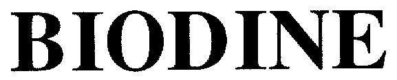 Mẫu nhãn hiệu BIODINE