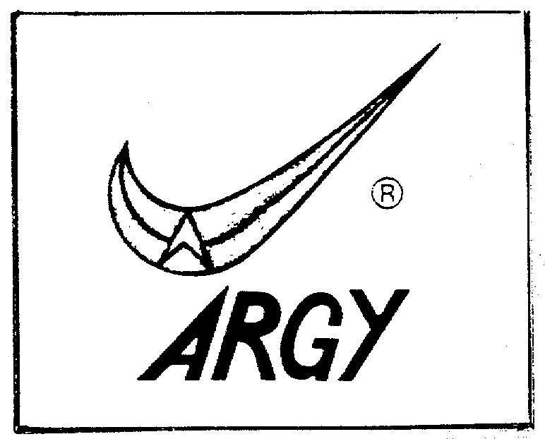 Mẫu nhãn hiệu ARGY