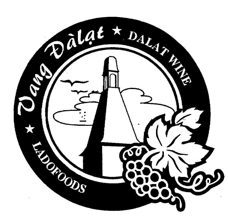 Mẫu nhãn hiệu VANG Đà LạT DALAT WINE LADOFOODS