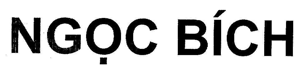 Mẫu nhãn hiệu NGọC BíCH