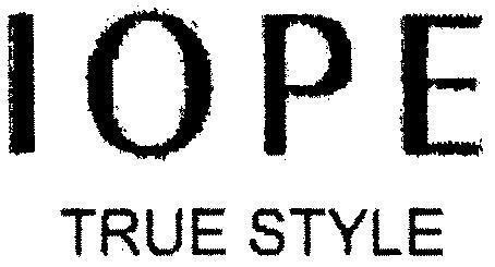 Mẫu nhãn hiệu IOPE TRUE STYLE