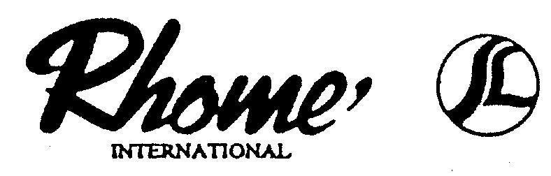 Mẫu nhãn hiệu RHOME INTERNATIONAL