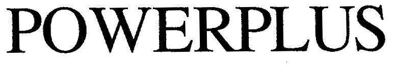 Mẫu nhãn hiệu POWERPLUS