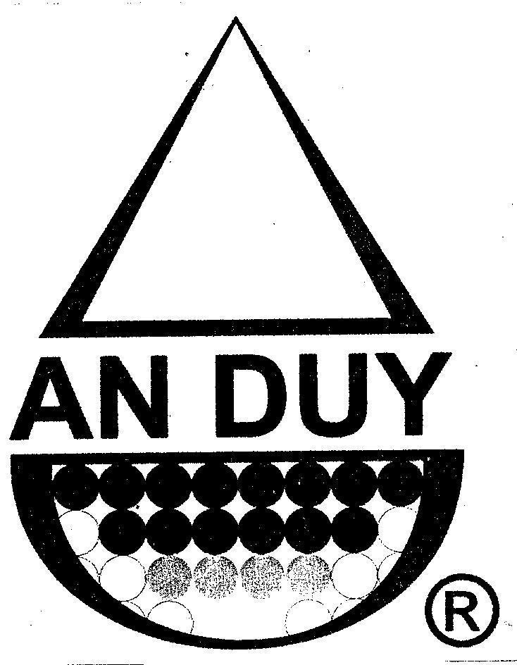 Mẫu nhãn hiệu AN DUY