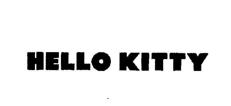 Mẫu nhãn hiệu HELLO KITTY