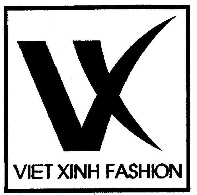 Mẫu nhãn hiệu VX VIET XINH FASHION