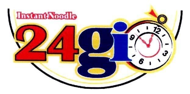 Mẫu nhãn hiệu INSTANT NOODLE 24 GIO