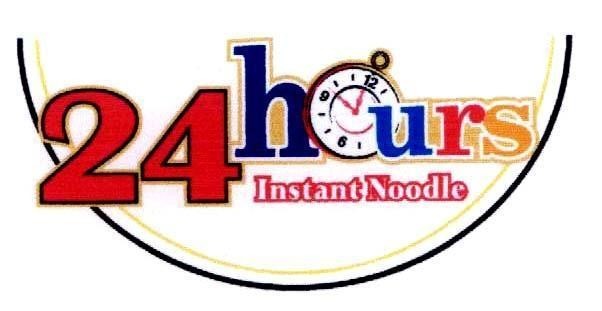 Mẫu nhãn hiệu 24 HOURS INSTANT NOODLE