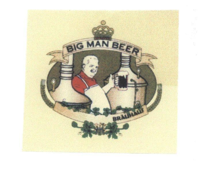 Mẫu nhãn hiệu BIG MAN BEER HOAVIEN DIENANH BRAUHAW
