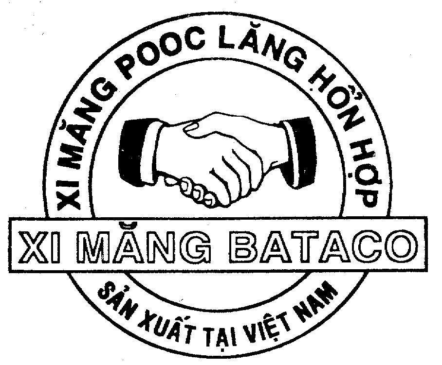 Mẫu nhãn hiệu XI MĂNG POOC LĂNG HỗN HợP XI MANG BATACO SAN XUAT TAI VIET NAM