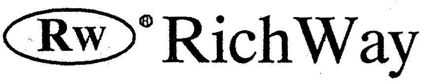 Mẫu nhãn hiệu RW RICH WAY
