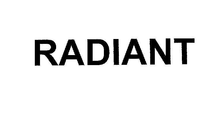Mẫu nhãn hiệu RADIANT