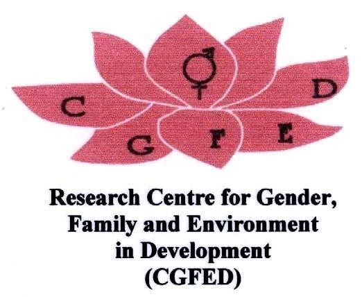 Mẫu nhãn hiệu C G F E D RESEARCH CENTRE FOR GENDER FAMILY AND ENVIRONMENT IN DEVELOPMENT (CGFED)