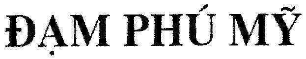 Mẫu nhãn hiệu Đạm Phú Mỹ