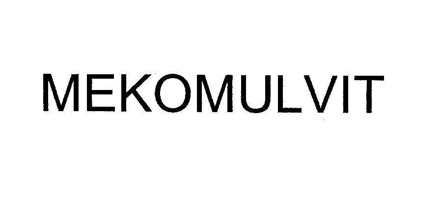 Mẫu nhãn hiệu MEKOMULVIT