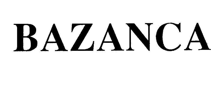 Mẫu nhãn hiệu BAZANCA