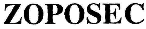 Mẫu nhãn hiệu ZOPOSEC