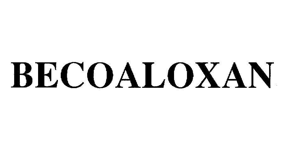 Mẫu nhãn hiệu BECOALOXAN