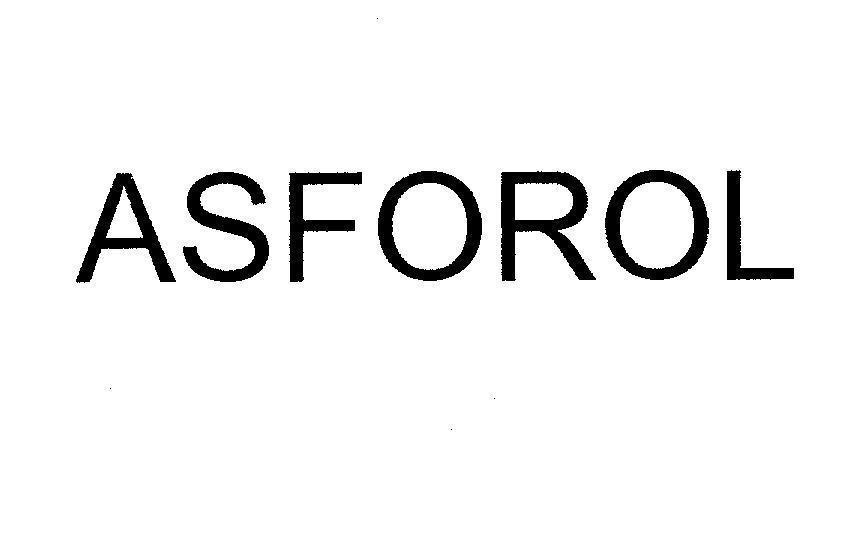 Mẫu nhãn hiệu ASFOROL
