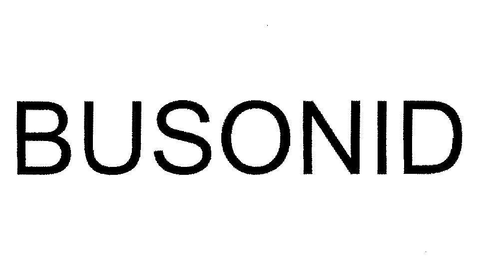 Mẫu nhãn hiệu BUSONID