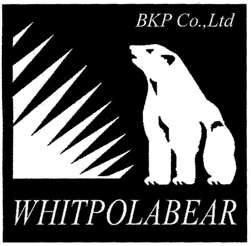 Mẫu nhãn hiệu BKP CO.,LTD WHITPOLABEAR