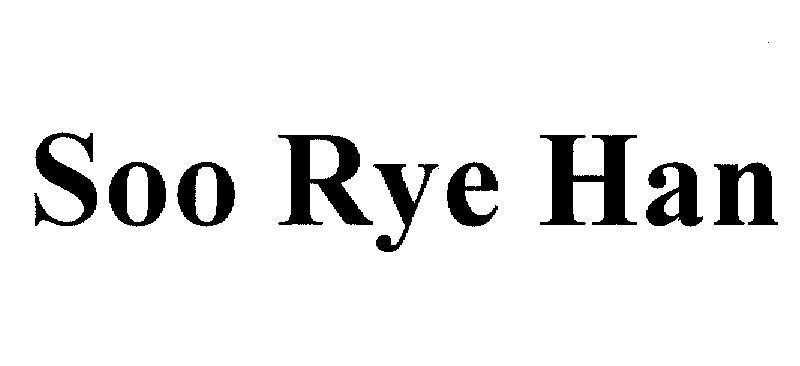 Mẫu nhãn hiệu SOO RYE HAN