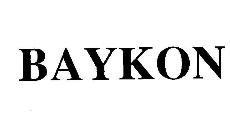 Mẫu nhãn hiệu BAYKON