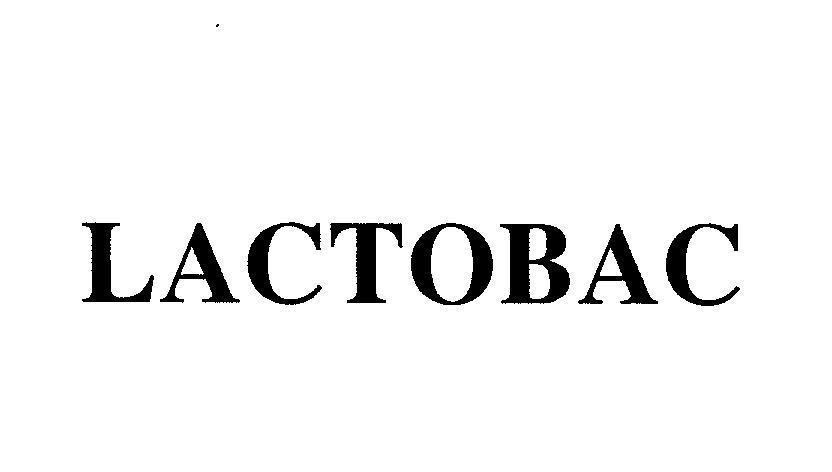 Mẫu nhãn hiệu LACTOBAC