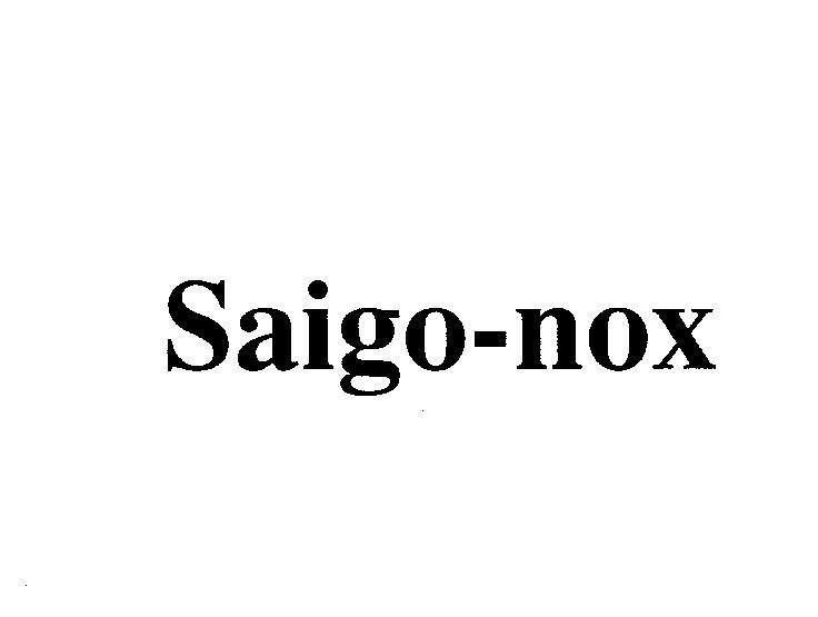 Mẫu nhãn hiệu SAIGO- NOX