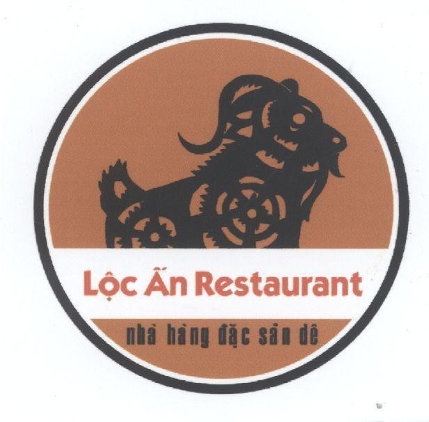 Mẫu nhãn hiệu Lộc ấn RESTAURANT Nhà Hàng Đặc Sản Dê