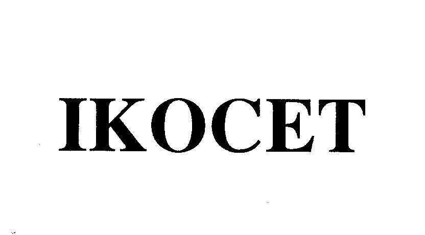 Mẫu nhãn hiệu IKOCET