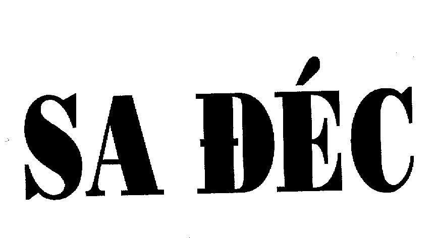 Mẫu nhãn hiệu SA DEC
