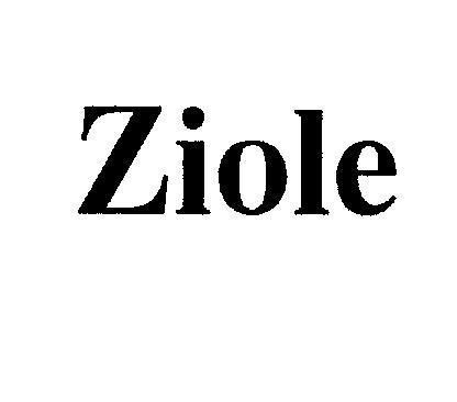 Mẫu nhãn hiệu ZIOLE
