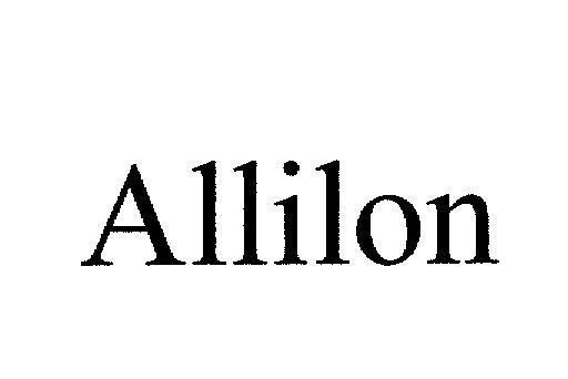 Mẫu nhãn hiệu ALLILON