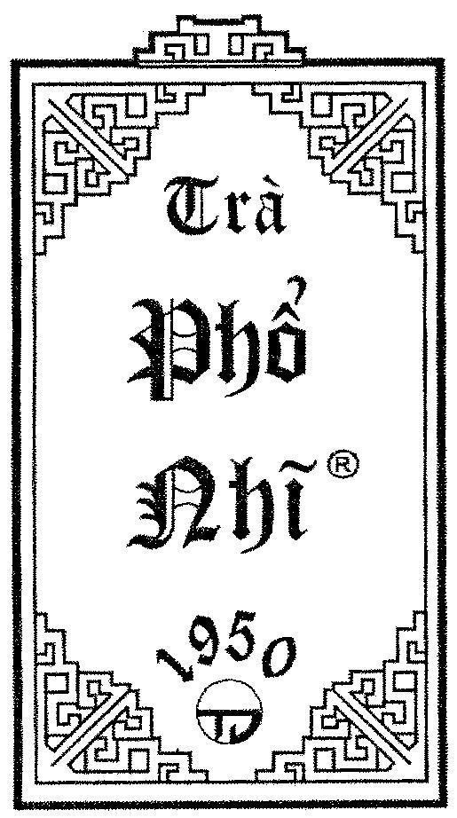 Mẫu nhãn hiệu TRA PHO NHI 1950 TD