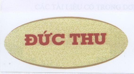 Mẫu nhãn hiệu Đức Thu