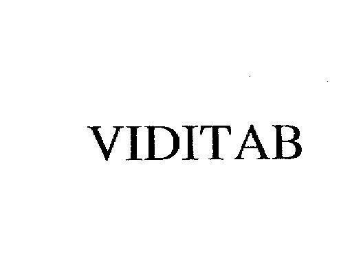 Mẫu nhãn hiệu VIDITAB