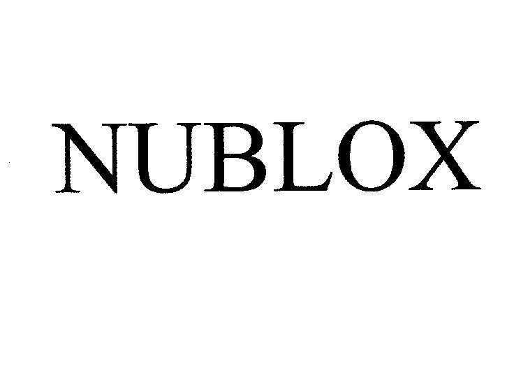 Mẫu nhãn hiệu NUBLOX