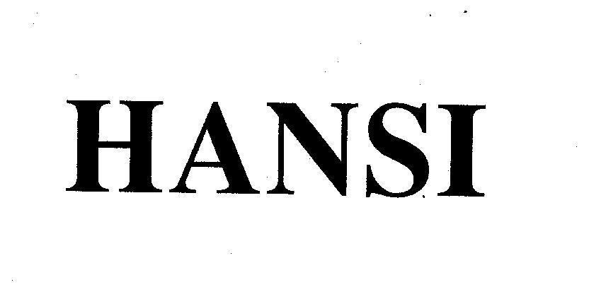 Mẫu nhãn hiệu HANSI