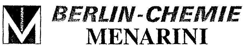 Mẫu nhãn hiệu M BERLIN-CHEMIE MENARINI