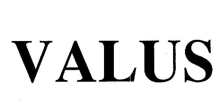 Mẫu nhãn hiệu VALUS