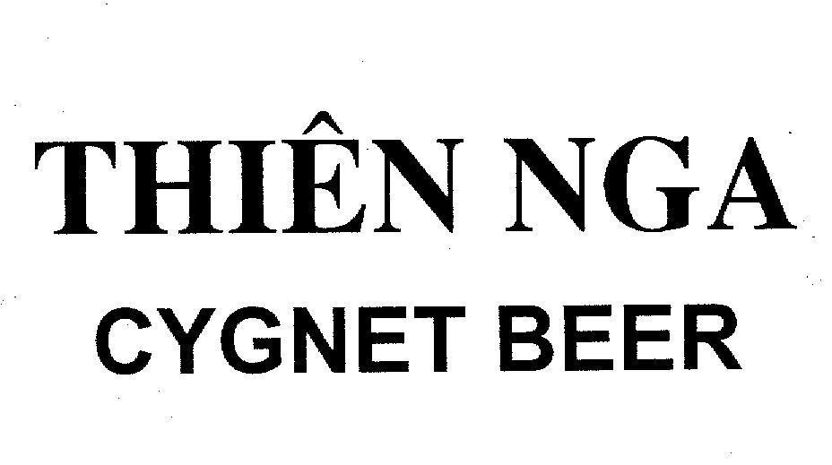 Mẫu nhãn hiệu THIEN NGA CYGNET BEER