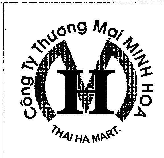 Mẫu nhãn hiệu MH CONG TY THUONG MAI MINH HOA THAI HA MART