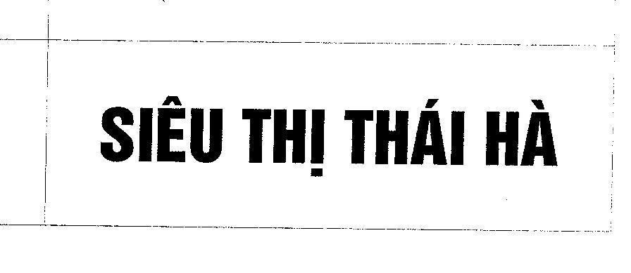 Mẫu nhãn hiệu SIEU THI THAI HA