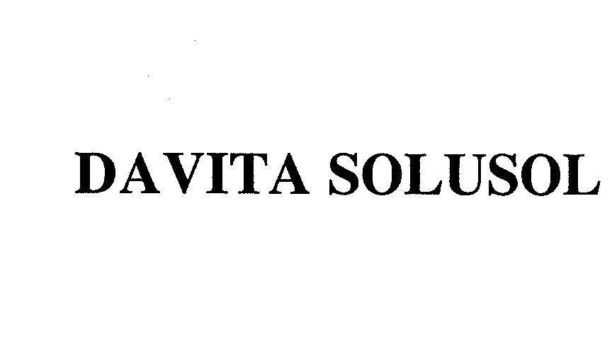 Mẫu nhãn hiệu DAVITA SOLUSOL