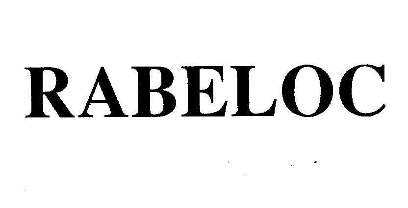 Mẫu nhãn hiệu RABELOC