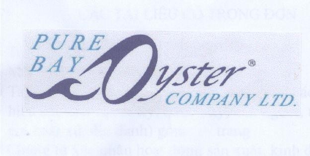 Mẫu nhãn hiệu PURE BAY OYSTER COMPANY LTD
