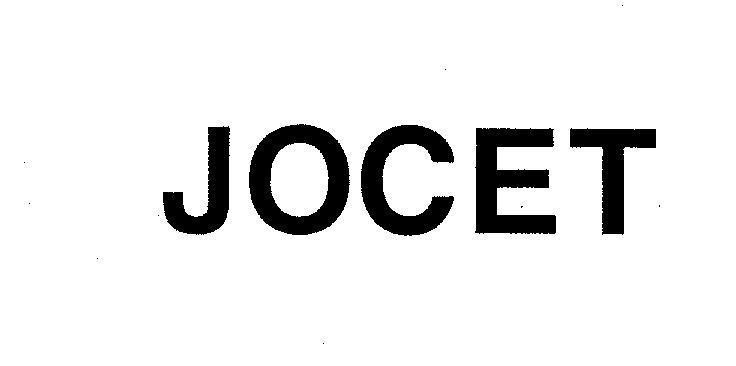 Mẫu nhãn hiệu JOCET